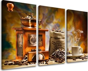 Obraz na stenu 3 dielny KUCHYŇA KU041E30 - 90x60 cm