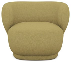 Kreslo v horčicovej farbe Hina – Makamii