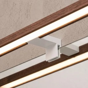 BRILAGI - LED kúpeľňové osvetlenie zrkadla 3v1 WOODY MIRROR LED/15W/230V IP44 biela/dub/čerešňa