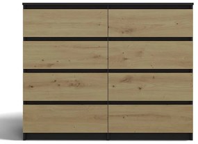 Komoda 120cm 8S M8 Malwa AntracitArtisan