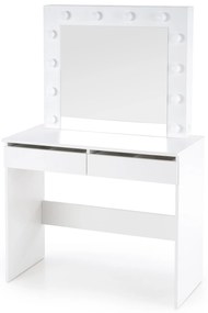 Toaletný stolík Velinio 95 cm - biela
