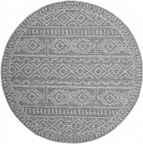 Koberec ARRUBA 4917 svetlosivý kruh