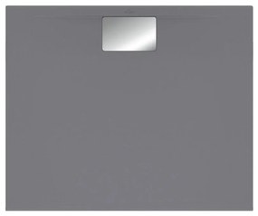 VILLEROY &amp; BOCH Architectura MetalRim obdĺžniková sprchová vanička akrylátová, štandardný model, protišmyk (B), 1000 x 900 x 48 mm, Anthracite, UDA1090ARA248V-1S