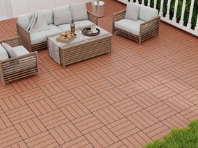 WPC dlaždica LEGI BASE 30 x 30 cm, chocolate