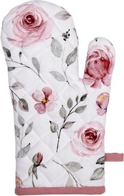 Bavlnená chňapka-rukavica s ružami Rustic Rose - 18*30 cm