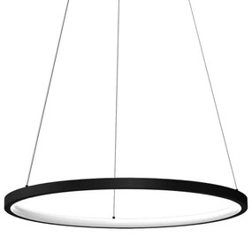 LED Luster na lanku HOOP LED/27W/230V pr. 50 cm 4000K čierna