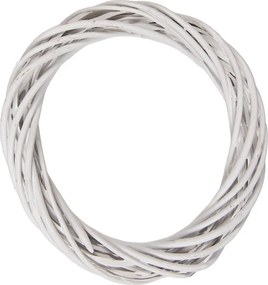 Biely ratanový veniec Wreath Rattan XS - Ø 20*4 cm
