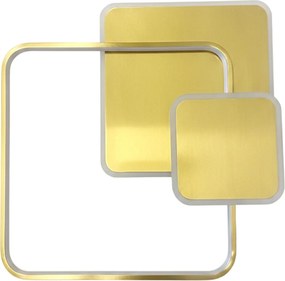 Toolight Toolight, LED stropné svietidlo + diaľkové ovládanie, APP1714-C, zlatá matná, OSW-04043