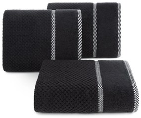 FROTÉ UTERÁK CALEB 70X140 CM ČIERNA