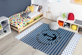 Dywany Łuszczów, Detský kusový koberec Petit Marine anchor sea blue, 160x220, modrá, detská izba