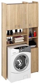 Skrinka nad práčku MIRALI, dub sonoma