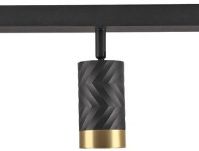 Bodové svietidlo ARRAS 3xGU10/10W/230V čierna