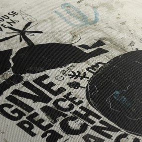 Obraz - Slon nad zemou (120x50 cm)