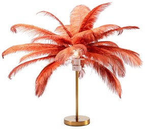 Feather Palm stolová lampa červená