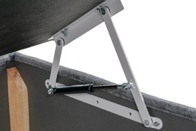 Čalúnená posteľ DALAS, 200x180, levanduľa + fialová (levanduľa 3741/104 + art14861)