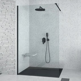 Besco Sprchovací kút Walk-In AVEO B 90 (100, 110, 120, 130, 140), výška 195 cm - bez vaničky BESCO-Rozmery: šírka: 100