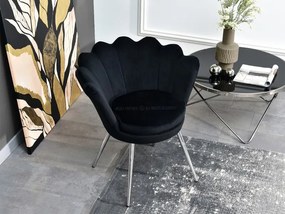 Kreslo Lasair (čierna). Akcia -22%. Vlastná spoľahlivá doprava až k Vám domov. 1110141