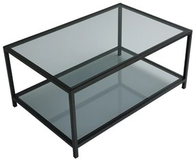 Konferenční stolek Astro Sepha černý/tvrzené sklo