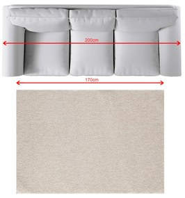 Koberec Solaro linen grey 120x170 cm