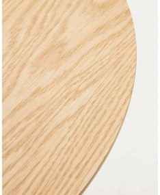 Okrúhle odkladacie stolíky v dekore duba v súprave 2 ks Watse – Kave Home