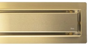 Rea Neox Pro, odtokový sprchový žľab 70cm, zlatá matná, REA-G2702