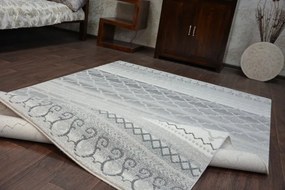 Kusový koberec AKRYLOVÝ PATARA 0242 krémový/tyrkysový