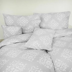 Obliečky bavlnené Atény sivé 140x200 + 70x90 EMI