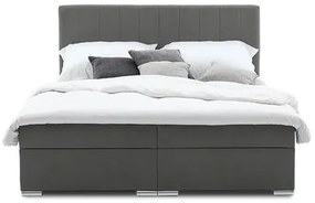Čalúnená posteľ GRENLAND 160x200 cm Tmavosivá