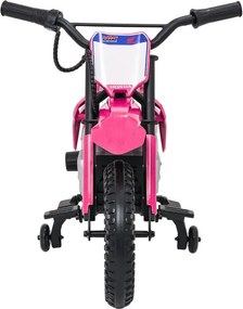 Elektrická motorka HONDA CFR450R ružová