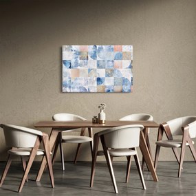 Obraz - Geometrické tvary na stene (90x60 cm)
