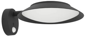 Eglo 901079 - Solárne LED nástenné svietidlo so senzorom CERRISI LED/7W/3,7V IP44