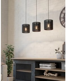 Eglo 43796 - Luster na lanku MANBY 3xE27/40W/230V