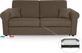 Rozkladacia POHOVKA NA KAŽDODENNÉ SPANIE SAVONA, hnedá (penelope 04), 140