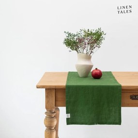 Ľanový behúň na stôl 40x150 cm True Green – Linen Tales
