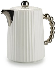 Čajový/kávový set Luca Silver White