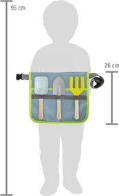 Ľadvinka so záhradným náradím / 4 diely