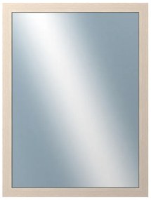 DANTIK - Zrkadlo v rámu, rozmer s rámom 60x80 cm z lišty 4020 biela prederaná (2766)