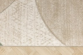 Koberec Kandy N390A fľaškovo zelený / béžový