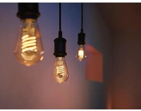 LED Stmievateľná žiarovka Philips Hue WHITE FILAMENT ST64 E27/7W/230V 2100K