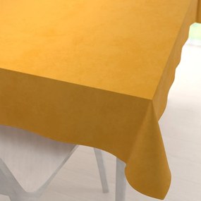 Biante Veľký zamatový obdĺžnikový obrus Velvet Premium SVP-037 Zlatisto oranžový 180x260 cm
