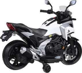 JOKOMISIADA Elektrická motorka na batériu pre deti HONDA NC750X so zvukmi PA0314 biela