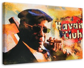Obraz na plátně Kuba Havana Club - 100x70 cm
