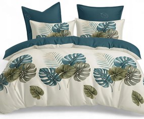 Obliečky Emerald Tropic 140x200/70x80 cm – Tropické Zelené