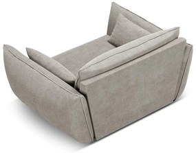 Svetlosivé kreslo Vanda - Mazzini Sofas