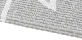 Koberce Breno Kusový koberec Dwinguler Okvetné sivé lístky, sivá, viacfarebná,140 x 140 cm
