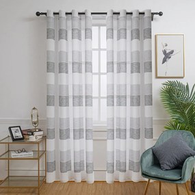 Závesy Rafael 145 × 300 cm – sivá (2 ks)