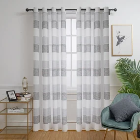 Závesy Rafael 145 × 300 cm – sivá (2 ks)