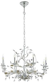 Eglo 49829 - Luster na reťazi FLITWICK 1 8xE14/40W/230V