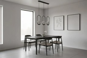 Závesné svietidlo Florence, 3x biele sklenené tienidlo, b, UI