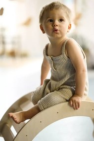 Montessori drevená hojdačka prírodná S Prírodná